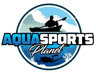 AquaSportsPlanet logo design by Sorjen