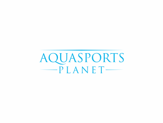 AquaSportsPlanet logo design by y7ce