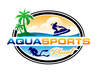 AquaSportsPlanet logo design by cintoko