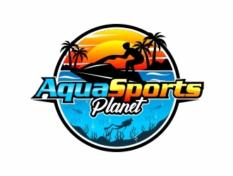 AquaSportsPlanet logo design by MonkDesign