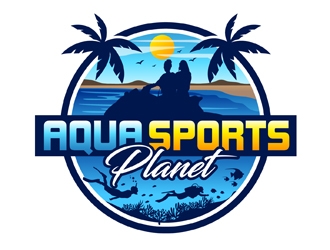 AquaSportsPlanet logo design by DreamLogoDesign