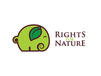 Rights for Nature logo design by alxmihalcea