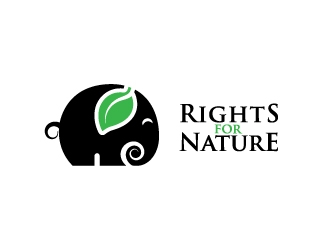 Rights for Nature logo design by alxmihalcea