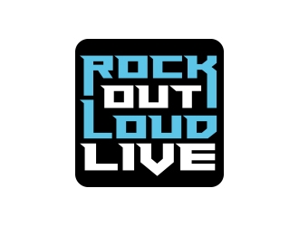 Rock Out Loud Live logo design by MarkindDesign