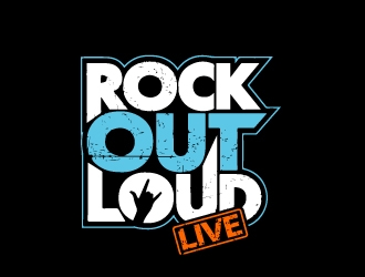 Rock Out Loud Live logo design by J0s3Ph