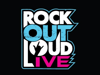 Rock Out Loud Live logo design by gogo