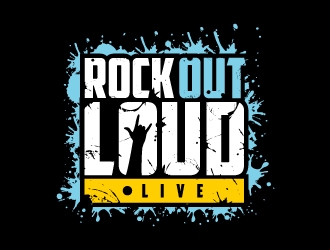 Rock Out Loud Live logo design by harrysvellas