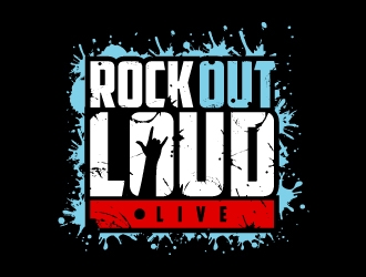 Rock Out Loud Live logo design by harrysvellas