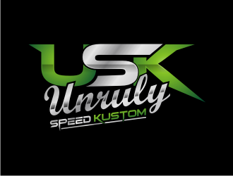 Unruly speed kustom  logo design by BintangDesign