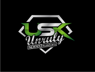 Unruly speed kustom  logo design by BintangDesign