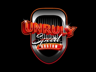 Unruly speed kustom  logo design by blink