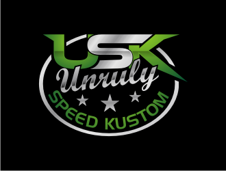 Unruly speed kustom  logo design by BintangDesign