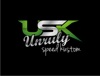 Unruly speed kustom  logo design by BintangDesign