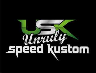 Unruly speed kustom  logo design by BintangDesign