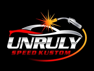 Unruly speed kustom  logo design by LucidSketch