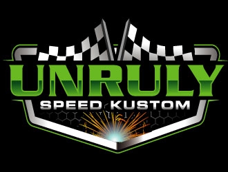 Unruly speed kustom  logo design by Suvendu