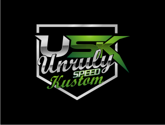 Unruly speed kustom  logo design by BintangDesign