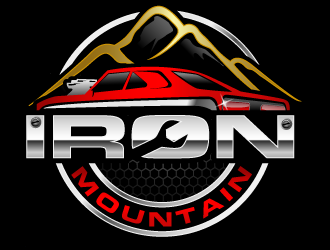 Iron Mountain logo design by THOR_