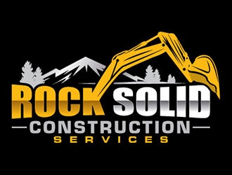 Rock Solid Construction Services  logo design by gogo