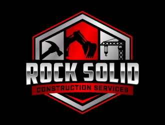 Rock Solid Construction Services  logo design by jaize