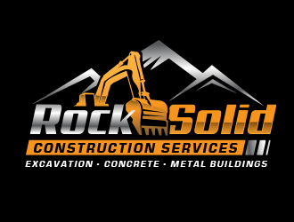 Rock Solid Construction Services  logo design by scriotx