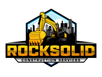 Rock Solid Construction Services  logo design by scriotx