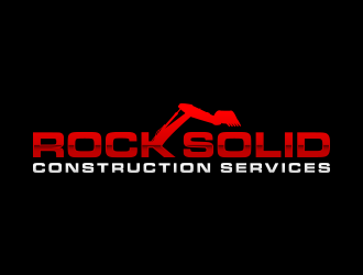 Rock Solid Construction Services  logo design by lexipej