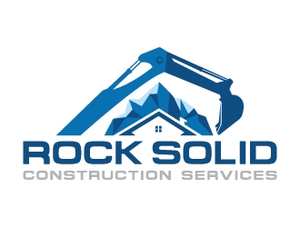 Rock Solid Construction Services  logo design by MUSANG