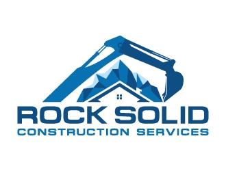 Rock Solid Construction Services  logo design by MUSANG