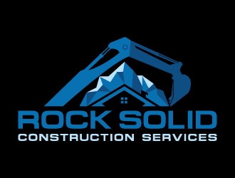 Rock Solid Construction Services  logo design by MUSANG