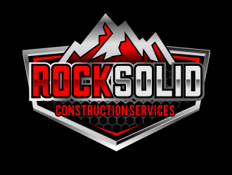 Rock Solid Construction Services  logo design by serprimero