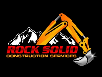 Rock Solid Construction Services  logo design by limo