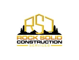 Rock Solid Construction Services  logo design by totoy07