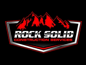 Rock Solid Construction Services  logo design by limo