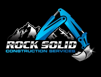 Rock Solid Construction Services  logo design by limo