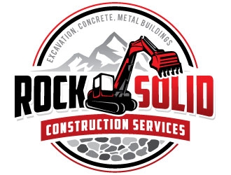 Rock Solid Construction Services  logo design by REDCROW