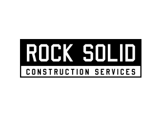 Rock Solid Construction Services  logo design by BeDesign