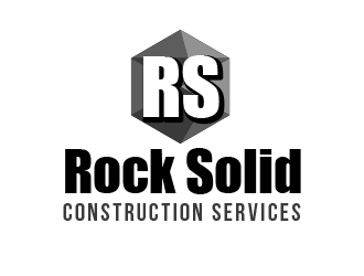 Rock Solid Construction Services  logo design by BeDesign