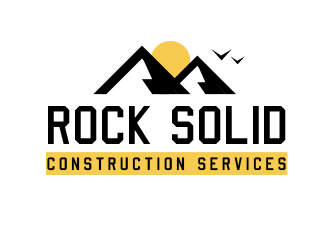 Rock Solid Construction Services  logo design by BeDesign