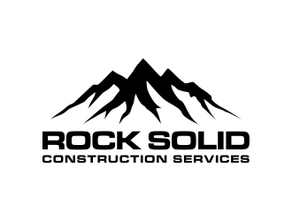 Rock Solid Construction Services  logo design by excelentlogo