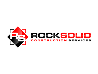 Rock Solid Construction Services  logo design by ubai popi