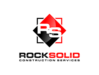 Rock Solid Construction Services  logo design by ubai popi