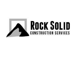 Rock Solid Construction Services  logo design by BeDesign