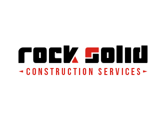 Rock Solid Construction Services  logo design by BeDesign