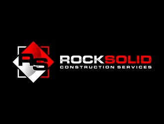 Rock Solid Construction Services  logo design by ubai popi