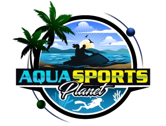 AquaSportsPlanet logo design by LucidSketch