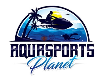 AquaSportsPlanet logo design by gogo