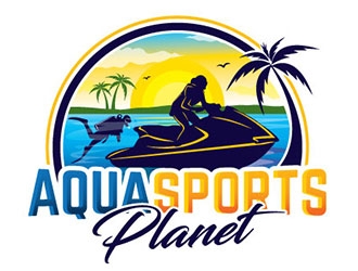 AquaSportsPlanet logo design by gogo