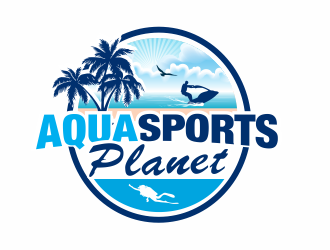 AquaSportsPlanet logo design by cgage20