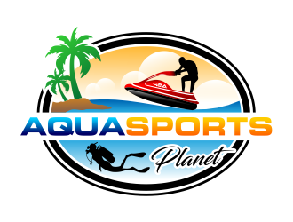 AquaSportsPlanet logo design by cintoko